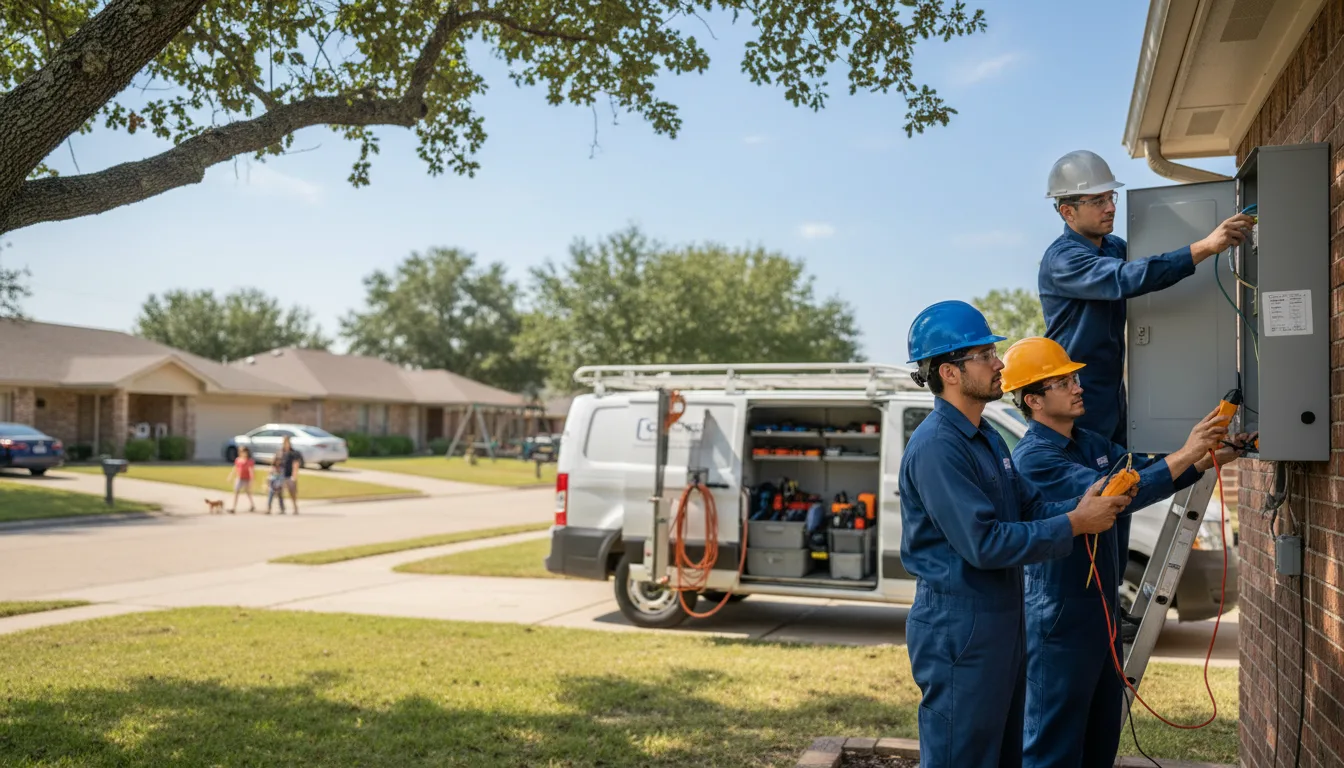 Certified electrician providing emergency electrical services in Fort Sill, OK